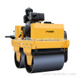 Vibratory hand roller compactor with double drums